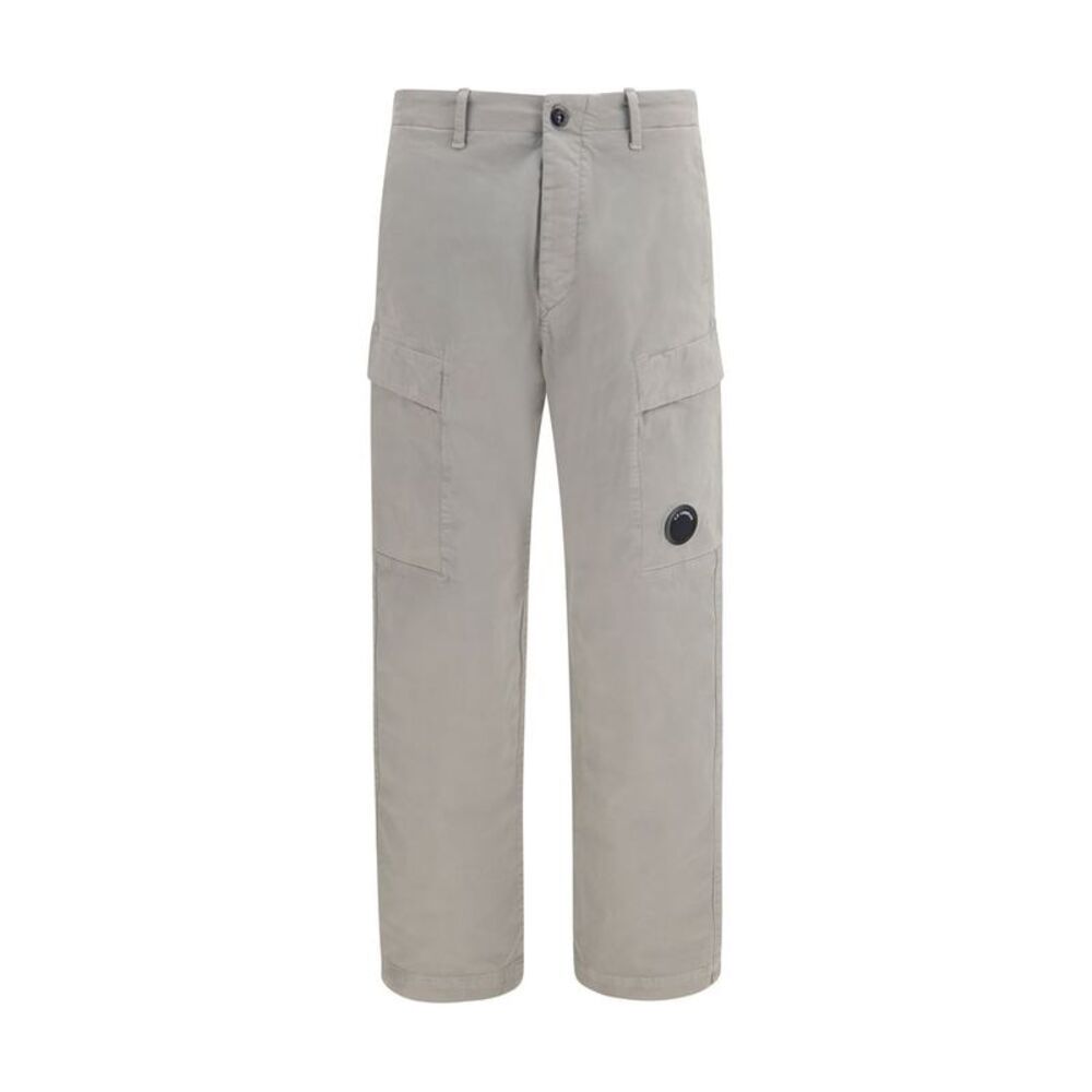 C.P. Company Gray Cotton Cargo Men's Pants